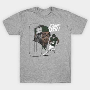 D'Andre Swift Philadelphia Portrait Number T-Shirt